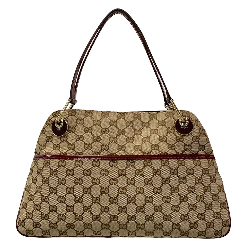 Gucci Gg Beige Dark Brown Bordeaux #372100G95B
